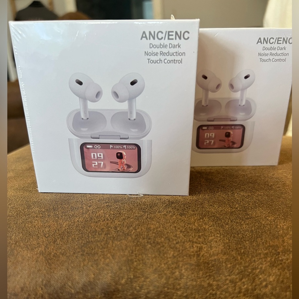 ANC/ENC Touchscreen Earbuds 2 pairs $50 each
